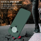 Husa de Protectie, Vivimall, pentru Huawei Mate 60 Pro, Liquid Silicone, cu Microfibra pe Interior, Protectie Antisoc, Compatibil Incarcare Wireless, Verde - vivimall.ro