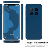Husa de Protectie, Vivimall, pentru Huawei Mate 60 Pro, Liquid Silicone, cu Microfibra pe Interior, Protectie Antisoc, Compatibil Incarcare Wireless, Albastru - vivimall.ro