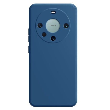 Husa de Protectie, Vivimall, pentru Huawei Mate 60 Pro, Liquid Silicone, cu Microfibra pe Interior, Protectie Antisoc, Compatibil Incarcare Wireless, Albastru - vivimall.ro