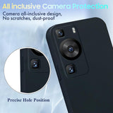 Husa de Protectie, Vivimall, pentru Huawei P60 Pro, Liquid Silicone, cu Microfibra pe Interior, Protectie Antisoc, Compatibil Incarcare Wireless, Negru - vivimall.ro