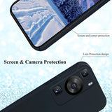 Husa de Protectie, Vivimall, pentru Huawei P60 Pro, Liquid Silicone, cu Microfibra pe Interior, Protectie Antisoc, Compatibil Incarcare Wireless, Negru - vivimall.ro