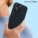 Husa de Protectie, Vivimall, pentru Huawei P60 Pro, Liquid Silicone, cu Microfibra pe Interior, Protectie Antisoc, Compatibil Incarcare Wireless, Negru - vivimall.ro
