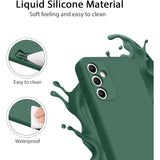 Husa de Protectie, Vivimall, pentru Huawei P60 Pro, Liquid Silicone, cu Microfibra pe Interior, Protectie Antisoc, Compatibil Incarcare Wireless, Verde - vivimall.ro