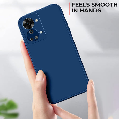 Husa de Protectie, Vivimall, pentru Huawei P60 Pro, Liquid Silicone, cu Microfibra pe Interior, Protectie Antisoc, Compatibil Incarcare Wireless, Albastru - vivimall.ro