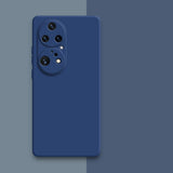 Husa de Protectie, Vivimall, pentru Huawei P60 Pro, Liquid Silicone, cu Microfibra pe Interior, Protectie Antisoc, Compatibil Incarcare Wireless, Albastru - vivimall.ro