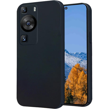 Husa de Protectie, Vivimall, pentru Huawei P60 Pro, Liquid Silicone, cu Microfibra pe Interior, Protectie Antisoc, Compatibil Incarcare Wireless, Negru - vivimall.ro