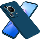 Husa de Protectie, Vivimall, pentru Huawei Pura 70, Liquid Silicone, cu Microfibra pe Interior, Protectie Antisoc, Compatibil Incarcare Wireless, Albastru - vivimall.ro