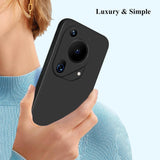 Husa de Protectie, Vivimall, pentru Huawei Pura 70 Pro, Liquid Silicone, cu Microfibra pe Interior, Protectie Antisoc, Compatibil Incarcare Wireless, Negru - vivimall.ro