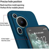 Husa de Protectie, Vivimall, pentru Huawei Pura 70 Pro, Liquid Silicone, cu Microfibra pe Interior, Protectie Antisoc, Compatibil Incarcare Wireless, Albastru - vivimall.ro