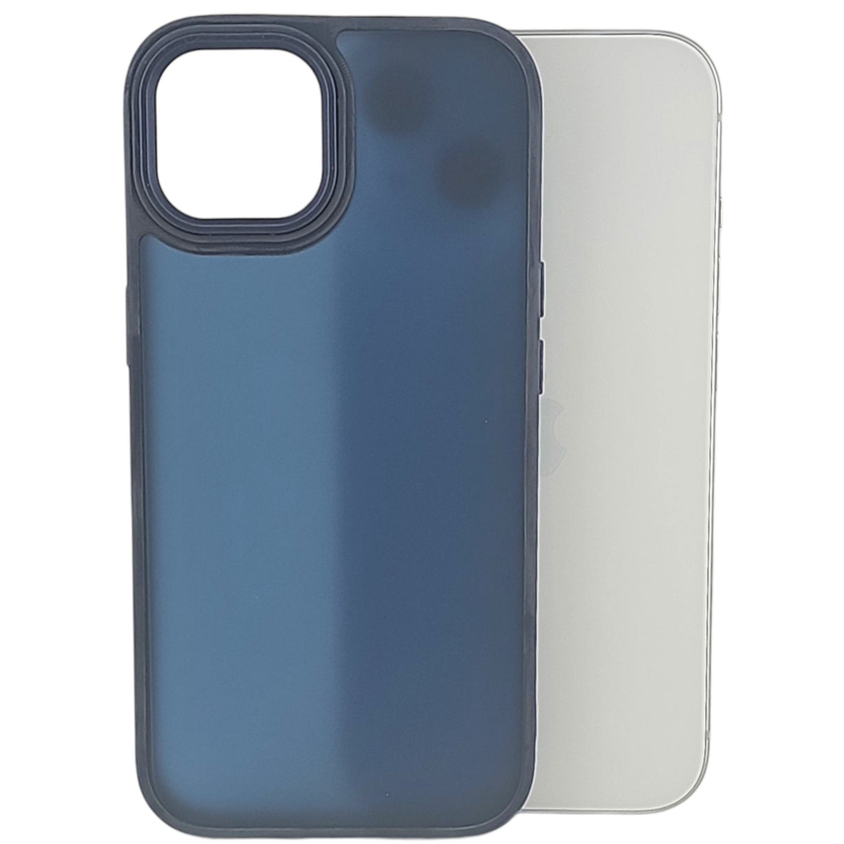 Husa de Protectie, Vivimall, pentru iPhone 15 Plus, Satin Matte, din PC, Albastru - vivimall.ro