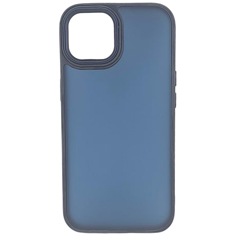Husa de Protectie, Vivimall, pentru iPhone 15 Pro, Satin Matte, din PC, Albastru - vivimall.ro