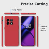 Husa de Protectie, Vivimall, pentru OnePlus 11 5G, Liquid Silicone, cu Microfibra pe Interior, Protectie Antisoc, Compatibil Incarcare Wireless, Rosu - vivimall.ro