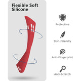 Husa de Protectie, Vivimall, pentru OnePlus 11 5G, Liquid Silicone, cu Microfibra pe Interior, Protectie Antisoc, Compatibil Incarcare Wireless, Rosu - vivimall.ro