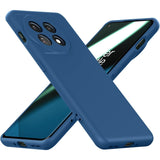 Husa de Protectie, Vivimall, pentru OnePlus 11 5G, Liquid Silicone, cu Microfibra pe Interior, Protectie Antisoc, Compatibil Incarcare Wireless, Albastru - vivimall.ro