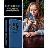 Husa de Protectie, Vivimall, pentru OnePlus 11 5G, Liquid Silicone, cu Microfibra pe Interior, Protectie Antisoc, Compatibil Incarcare Wireless, Albastru - vivimall.ro