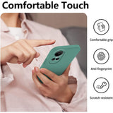 Husa de Protectie, Vivimall, pentru Oppo Reno 10 Pro 5G, Liquid Silicone, cu Microfibra pe Interior, Protectie Antisoc, Compatibil Incarcare Wireless, Verde - vivimall.ro