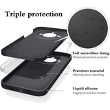 Husa de Protectie, Vivimall, pentru Realme 11 Pro Plus, Liquid Silicone, cu Microfibra pe Interior, Protectie Antisoc, Compatibil Incarcare Wireless, Negru - vivimall.ro