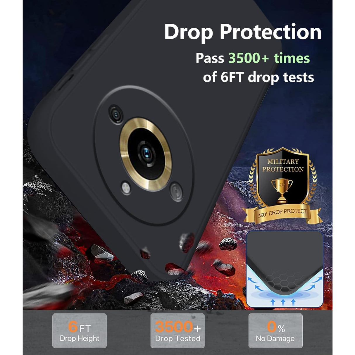 Husa de Protectie, Vivimall, pentru Realme 11 Pro Plus, Liquid Silicone, cu Microfibra pe Interior, Protectie Antisoc, Compatibil Incarcare Wireless, Negru - vivimall.ro