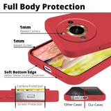 Husa de Protectie, Vivimall, pentru Realme 11 Pro Plus, Liquid Silicone, cu Microfibra pe Interior, Protectie Antisoc, Compatibil Incarcare Wireless, Rosu - vivimall.ro