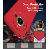Husa de Protectie, Vivimall, pentru Realme 11 Pro Plus, Liquid Silicone, cu Microfibra pe Interior, Protectie Antisoc, Compatibil Incarcare Wireless, Rosu - vivimall.ro