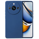 Husa de Protectie, Vivimall, pentru Realme 11 Pro Plus, Liquid Silicone, cu Microfibra pe Interior, Protectie Antisoc, Compatibil Incarcare Wireless, Albastru - vivimall.ro