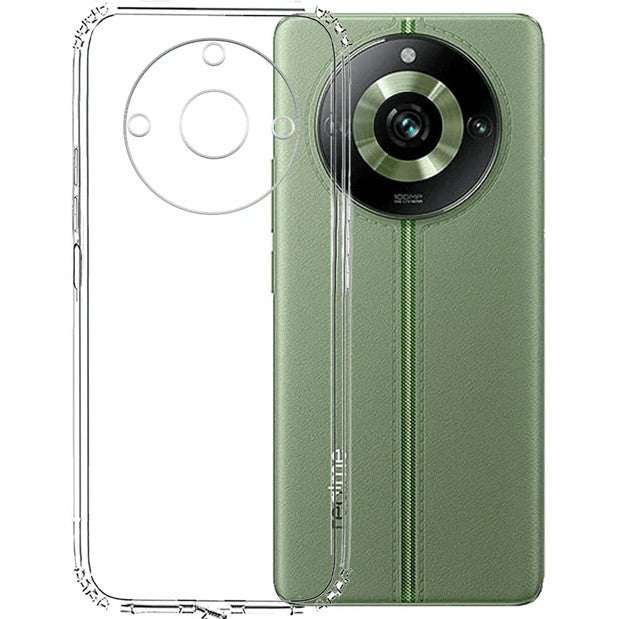 Husa de Protectie, Vivimall, pentru Realme 11 Pro+, TPU Protect Plus, cu Dust Plug, Transparent - vivimall.ro