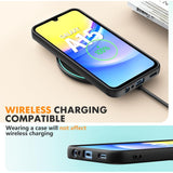 Husa de Protectie, Vivimall, pentru Samsung Galaxy A15, Liquid Silicone, cu Microfibra pe Interior, Protectie Antisoc, Compatibil Incarcare Wireless, Negru - vivimall.ro