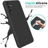 Husa de Protectie, Vivimall, pentru Samsung Galaxy A35, Liquid Silicone, cu Microfibra pe Interior, Protectie Antisoc, Compatibil Incarcare Wireless, Negru - vivimall.ro