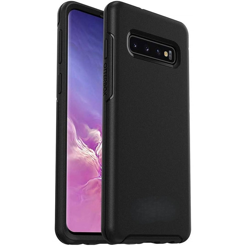 Husa de Protectie, Flippy, pentru Samsung Galaxy A40, cu Acoperire Completa 360, cu Folie de Protectie, Plastic, Negru - vivimall.ro