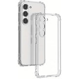 Husa de Protectie, Vivimall, pentru Samsung Galaxy A55, TPU Protect Plus, cu Dust Plug, Transparent - vivimall.ro