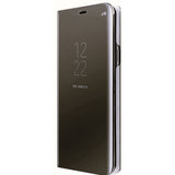 Husa de Protectie, Flippy, pentru Samsung Galaxy A70, Capac Oglinda, din Plastic, Negru - vivimall.ro