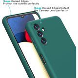Husa de Protectie, Vivimall, pentru Samsung Galaxy S23 FE, Liquid Silicone, cu Microfibra pe Interior, Protectie Antisoc, Compatibil Incarcare Wireless, Verde - vivimall.ro
