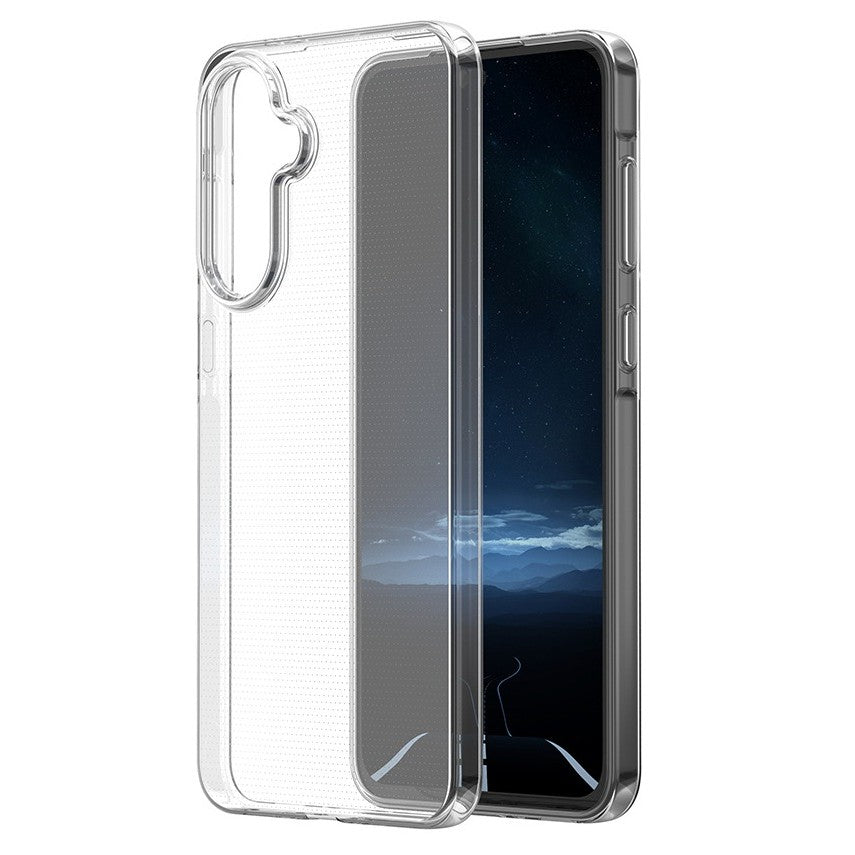 Husa Telefon, Vivimall, Compatibila Samsung Galaxy S23FE, Protect Plus TPU, 0.8-0.9 mm, Transparent - vivimall.ro