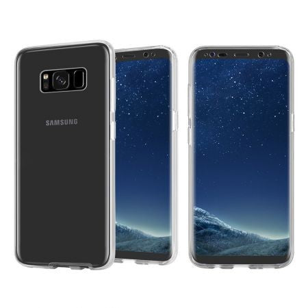 Husa de protectie Flippy® pentru Samsung S8 Plus Full Tpu 360 V2 Transparent - vivimall.ro