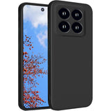 Husa de Protectie, Vivimall, pentru Xiaomi 14, Liquid Silicone, cu Microfibra pe Interior, Protectie Antisoc, Compatibil Incarcare Wireless, Negru - vivimall.ro
