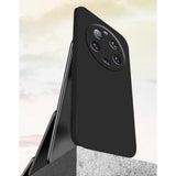 Husa de Protectie, Vivimall, pentru Xiaomi 14 Ultra, Liquid Silicone, cu Microfibra pe Interior, Protectie Antisoc, Compatibil Incarcare Wireless, Negru - vivimall.ro