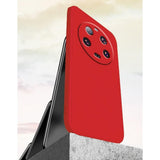 Husa de Protectie, Vivimall, pentru Xiaomi 14 Ultra, Liquid Silicone, cu Microfibra pe Interior, Protectie Antisoc, Compatibil Incarcare Wireless, Rosu - vivimall.ro