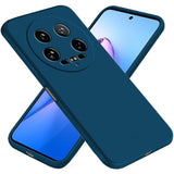 Husa de Protectie, Vivimall, pentru Xiaomi 14 Ultra, Liquid Silicone, cu Microfibra pe Interior, Protectie Antisoc, Compatibil Incarcare Wireless, Albastru - vivimall.ro