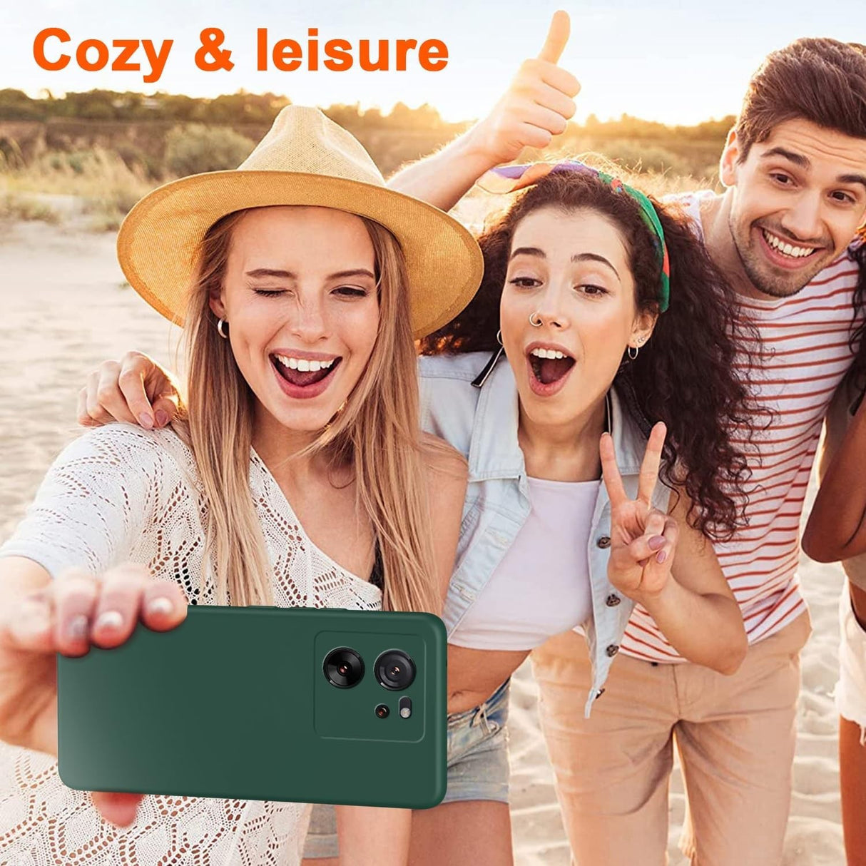 Husa de Protectie, Vivimall, pentru Xiaomi Redmi 13T, Liquid Silicone, cu Microfibra pe Interior, Protectie Antisoc, Compatibil Incarcare Wireless, Verde - vivimall.ro