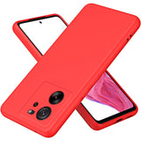 Husa de Protectie, Vivimall, pentru Xiaomi Redmi 13T, Liquid Silicone, cu Microfibra pe Interior, Protectie Antisoc, Compatibil Incarcare Wireless, Rosu - vivimall.ro