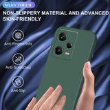 Husa de Protectie, Vivimall, pentru Xiaomi Redmi Note 12 Pro 5G, Liquid Silicone, cu Microfibra pe Interior, Protectie Antisoc, Compatibil Incarcare Wireless, Verde - vivimall.ro