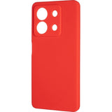 Husa de Protectie, Vivimall, pentru Xiaomi Redmi Note 13 5G, Liquid Silicon, Rosu - vivimall.ro