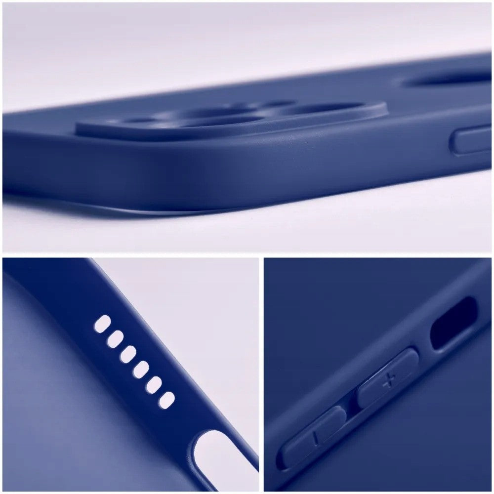 Husa de Protectie, Vivimall, pentru Xiaomi Redmi Note 13 Pro 5G, Liquid Silicone, cu Microfibra pe Interior, Protectie Antisoc, Compatibil Incarcare Wireless, Albastru - vivimall.ro