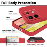 Husa de Protectie, Flippy, pentru Xiaomi Redmi Note 13 Pro 5G, Liquid Silicone, cu Microfibra pe Interior, Protectie Antisoc, Compatibil Incarcare Wireless, Rosu - vivimall.ro