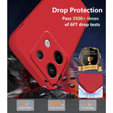 Husa de Protectie, Flippy, pentru Xiaomi Redmi Note 13 Pro 5G, Liquid Silicone, cu Microfibra pe Interior, Protectie Antisoc, Compatibil Incarcare Wireless, Rosu - vivimall.ro