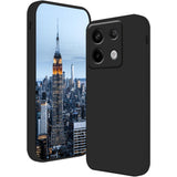 Husa de Protectie, Vivimall, pentru Xiaomi Redmi Note 13 Pro 5G, Liquid Silicone, cu Microfibra pe Interior, Protectie Antisoc, Compatibil Incarcare Wireless, Negru - vivimall.ro