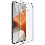 Husa de Protectie, Vivimall, pentru Xiaomi Redmi Note 13 Pro+ 5G, TPU Protect Plus, cu Dust Plug, Transparent - vivimall.ro