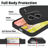 Husa de Protectie, Vivimall, pentru Xiaomi Redmi Note 13 Pro Plus 5G, Liquid Silicone, cu Microfibra pe Interior, Protectie Antisoc, Compatibil Incarcare Wireless, Negru - vivimall.ro