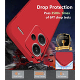 Husa de Protectie, Vivimall, pentru Xiaomi Redmi Note 13 Pro Plus 5G, Liquid Silicone, cu Microfibra pe Interior, Protectie Antisoc, Compatibil Incarcare Wireless, Rosu - vivimall.ro