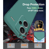 Husa de Protectie, Vivimall, pentru Xiaomi Redmi Note 13 Pro Plus 5G, Liquid Silicone, cu Microfibra pe Interior, Protectie Antisoc, Compatibil Incarcare Wireless, Verde - vivimall.ro